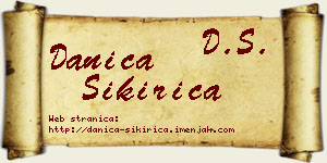Danica Sikirica vizit kartica